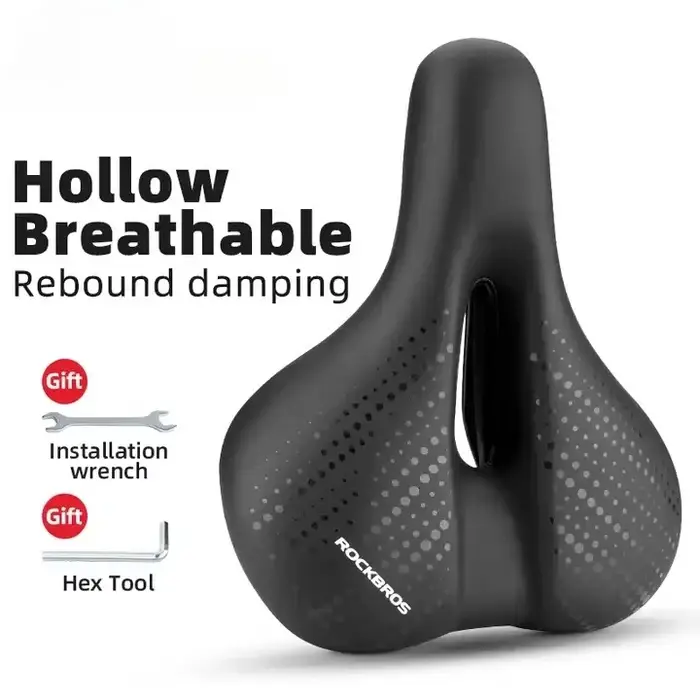 Selles en cuir pour vélo de montagne avec selle