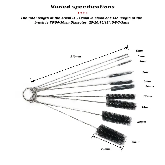 Brosses de nettoyage de chaîne de vélo