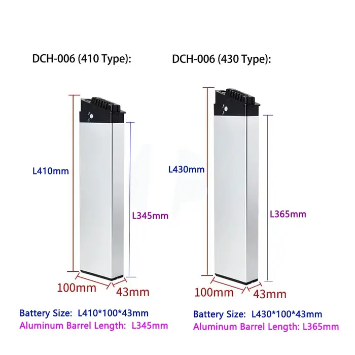 Remplacement pour ADO A20 A20F MATE City BIKE Fiido M1 batterie 36V 10.4Ah 13Ah 17.5Ah Amp Batteries de vélo électrique