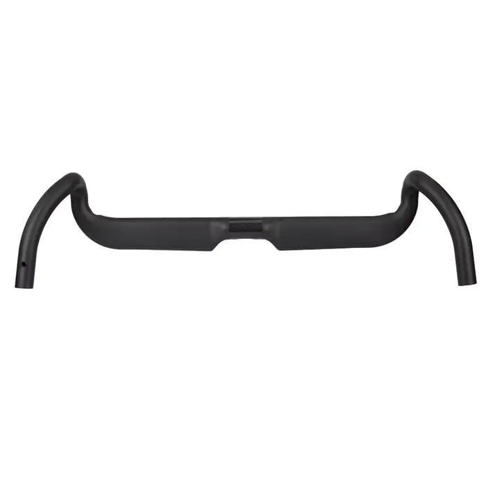 Guidon de vélo de route en carbone mat 37 Degrees Drop 80mm avec câblage entièrement intégré
