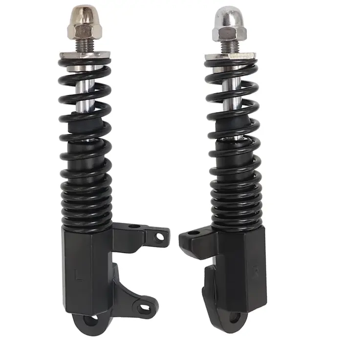 Amortisseur 10 pouces Scooter électrique fourche avant choc hydraulique roue antichoc ressort rebond