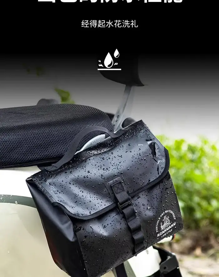 Sac de guidon de moto, vélo pliant