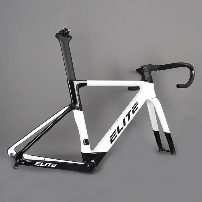 Cadre de vélo de route ultraléger en Fiber de carbone T1000 700 * 28C BB86