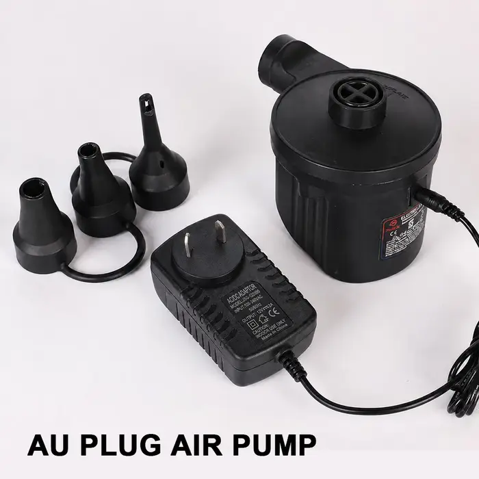 Pompe à air électrique portable avec plusieurs buses pour une utilisation rapide
