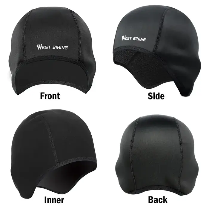WEST BIKING-Doublure de casque thermique coupe-vent pour homme et femme