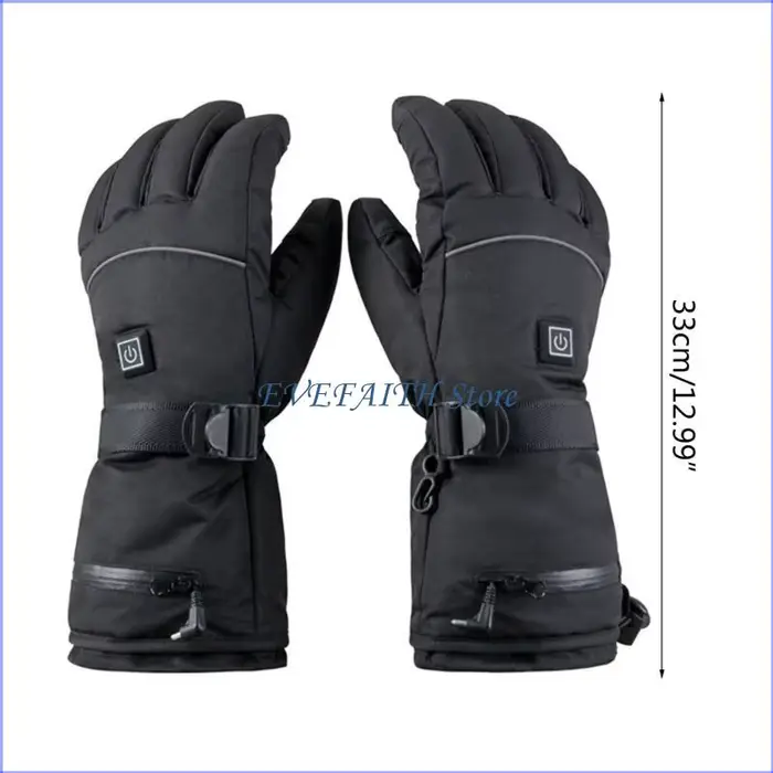 Gants chauffants 124B, imperméables, pour écran pour vélos randonnée