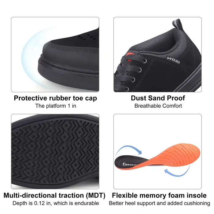Sandugo – chaussures de vélo MTB pour hommes