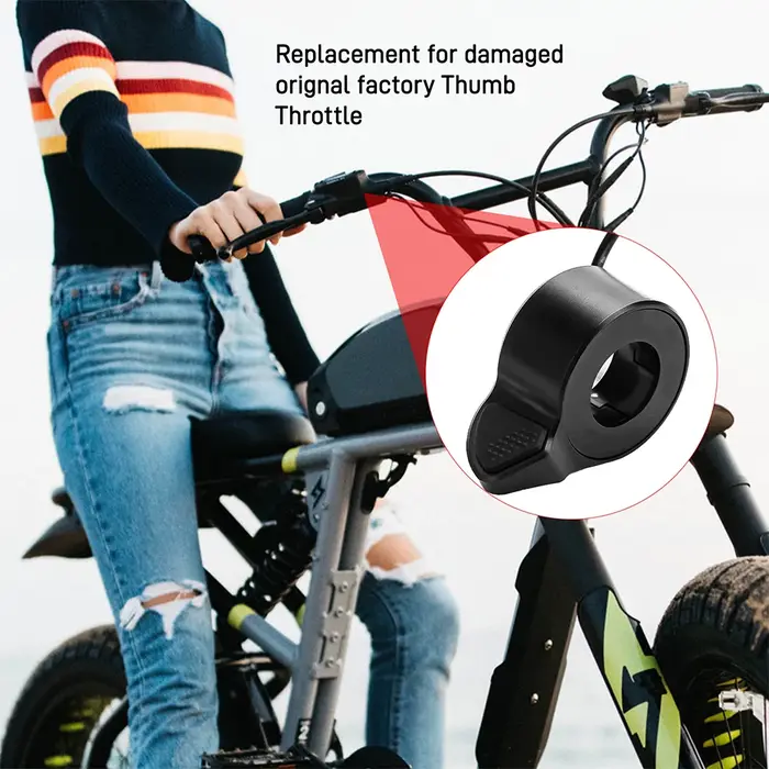 Accélérateur à pouce Yibeico pour moto Super 73 S2/R/RX/ZX