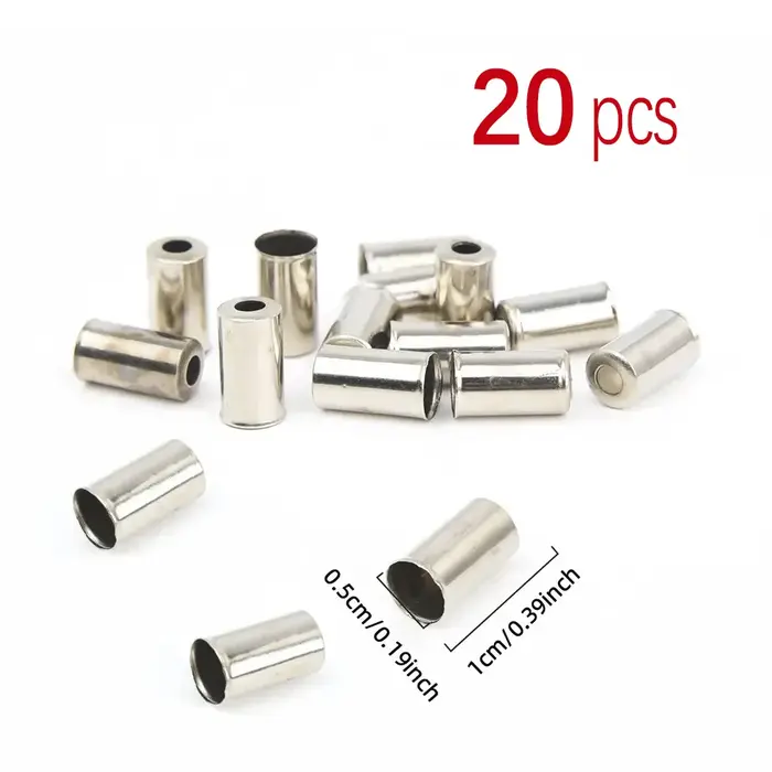 20 ~ 200 pièces vélo 5mm boîtier de câble de frein virole embouts en cuivre vtt vélo de route cordon