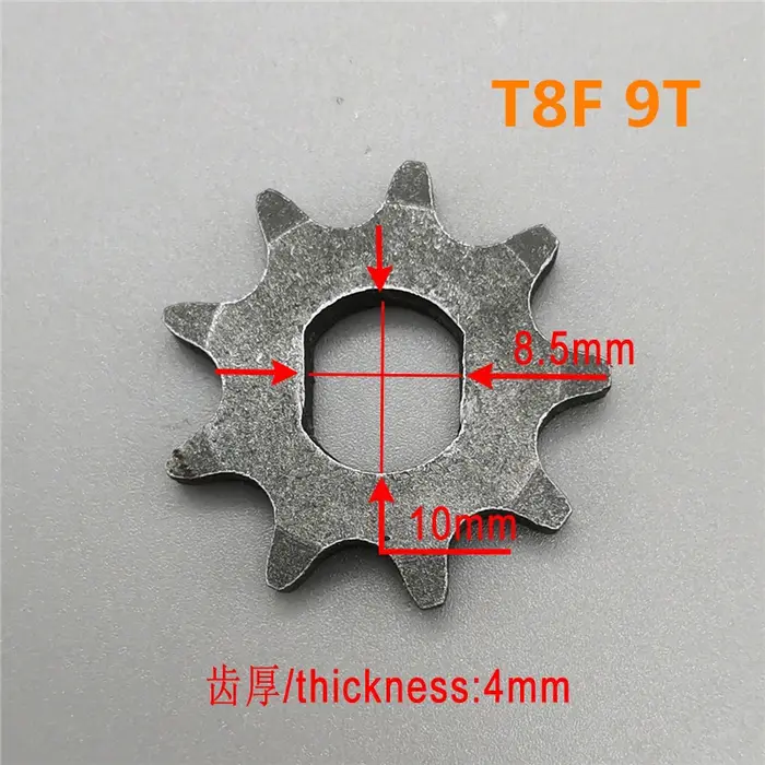 Pignon électrique 8T 9T 11T 13T 25H 410 420