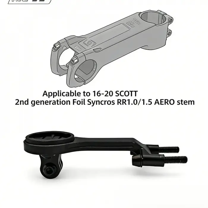Support de compteur de vélo en aluminium pour SCOTT SYNCROS AERO 2e génération