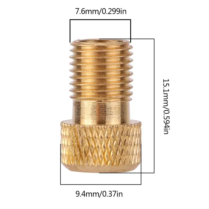 Adaptateur Presta à Schrader de vélo