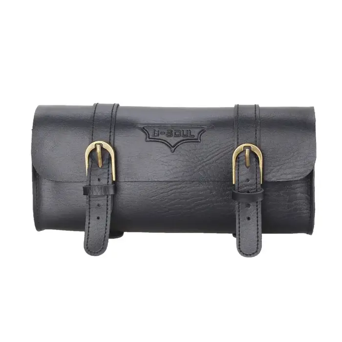 Nouveau sac de selle de vélo rétro en cuir PU