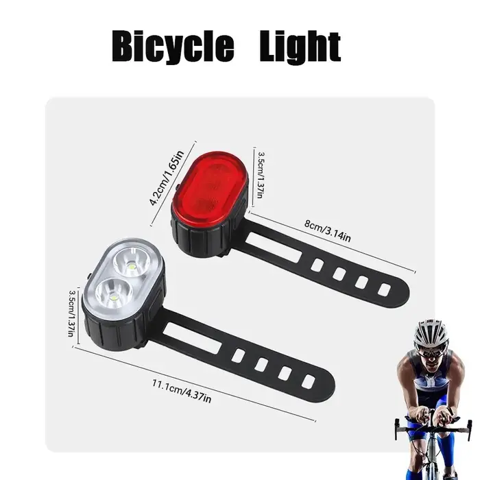 Lumières de vélo rechargeables USB