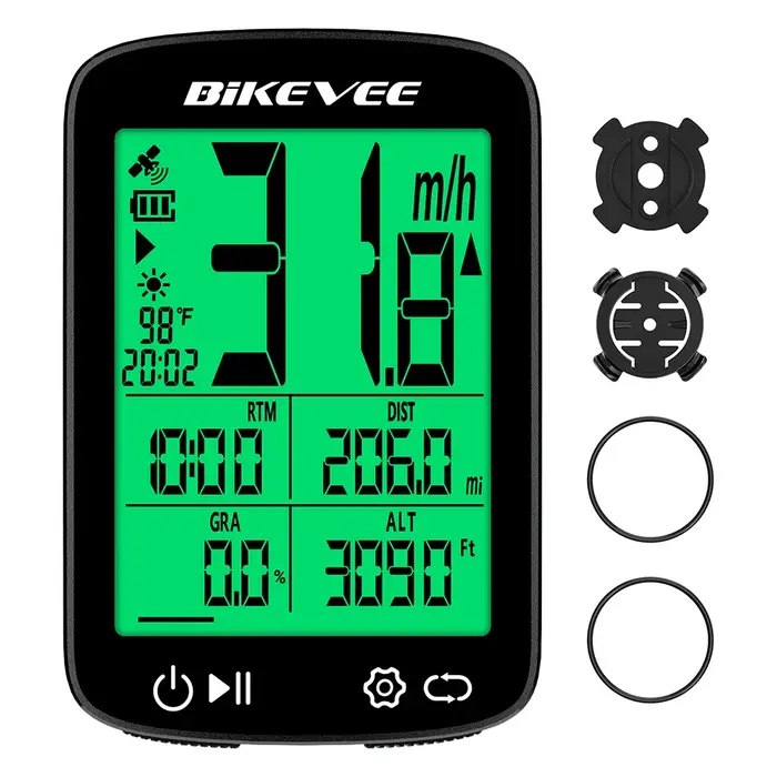Ordinateur de vélo GPS sans fil multifonctionnel pour la conduite en extérieur