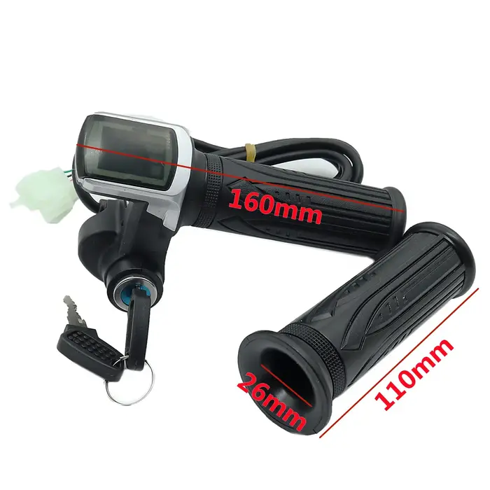 Poignée d'accélérateur de vélo électrique 24V/36V/48V