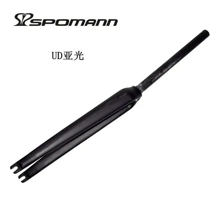 Date 700C 25.4mm course vélo de route brillant mat 3K UD fourche entièrement en fibre de carbone pis