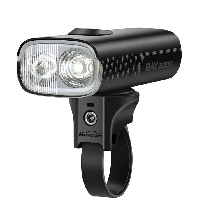 RAY 1600B – éclairage de vélo, charge rapide USB-C, étanche IPX6, équipé de deux LED haute puissance