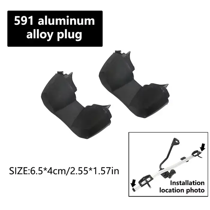 Adaptateurs de roue de vélo pour porte-vélos de toit Thule 599 598 591 568 564 561 532 933 926, 2 pi