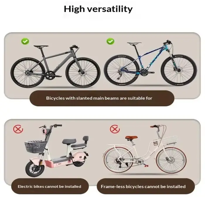 Siège de vélo pour enfant rotatif et pliable à fixation avant