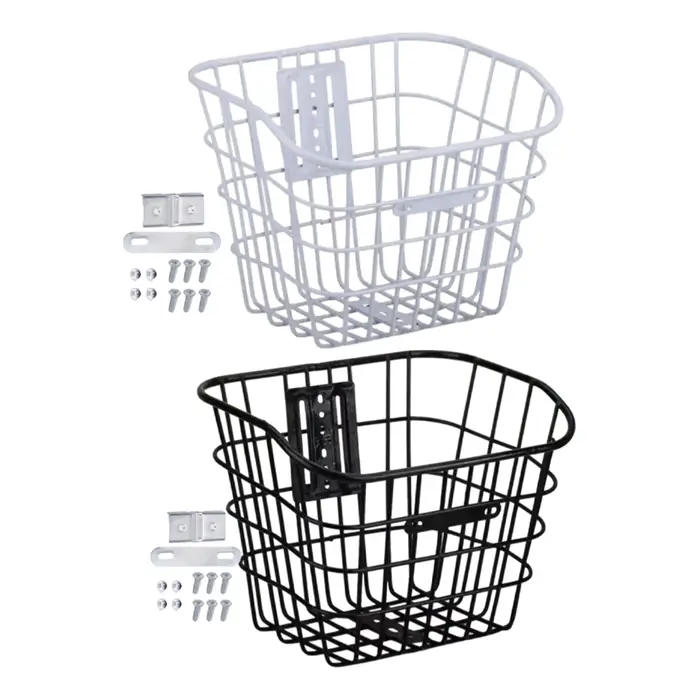 Panier de vélo support de chargement organisateur dégagement rapide avant