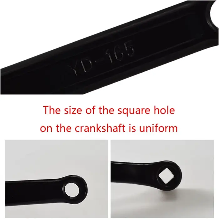 Bras manivelle vélo gauche 152mm/165mm/170mm