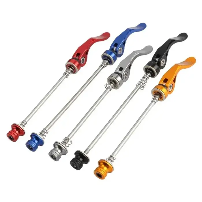 RIDERACE moyeu de vélo QR levier de brochettes à dégagement rapide en alliage d'aluminium avant 100mm arrière 135mm
