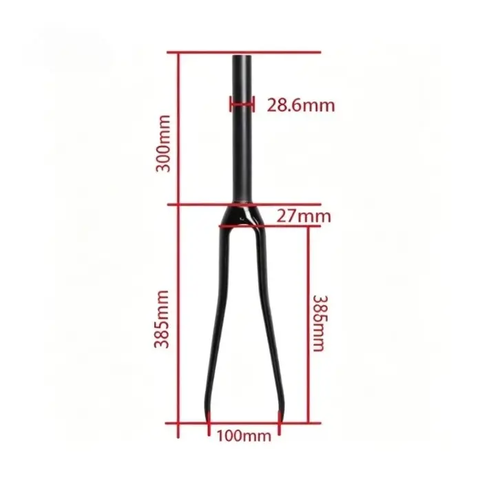 Fourche de vélo de route BUCKLOS 700c entièrement en carbone 3K brillant/mat, fourches de vélo à pignon fixe pour cyclisme sur piste