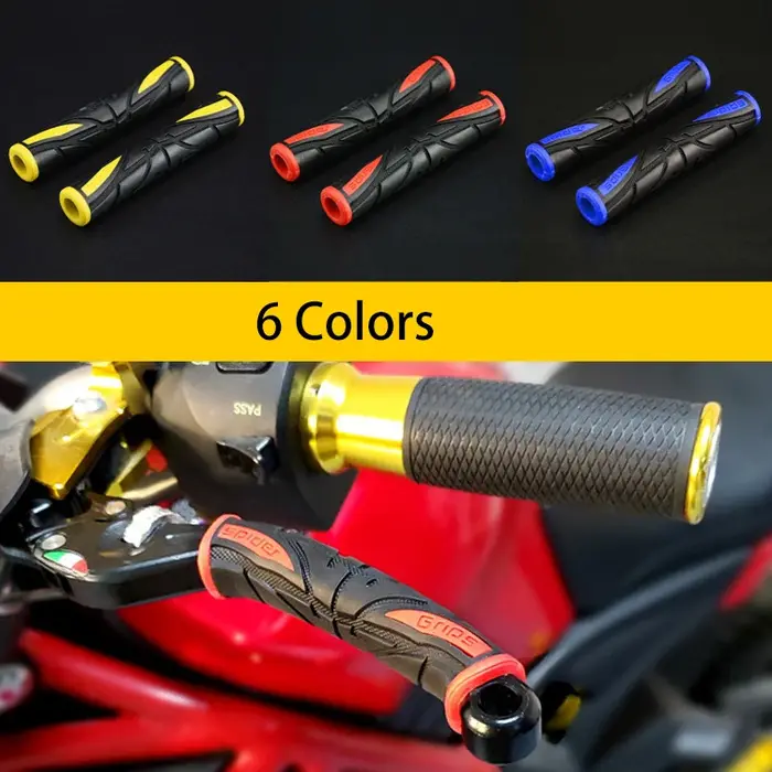 Poignée de frein manchon en Silicone moto vélo protecteur en caoutchouc souple anti-dérapant couverture de protection