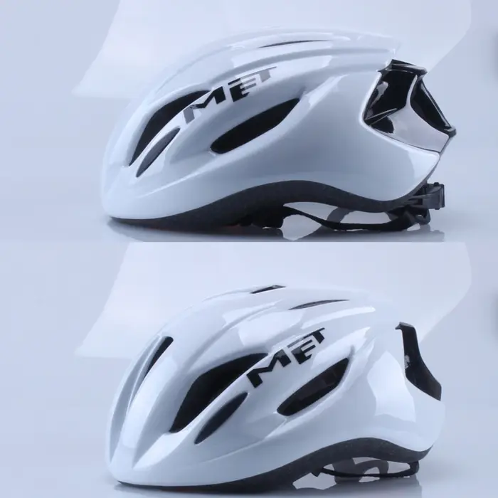 Casque de vélo de route et VTT MET, style sport extérieur, ultraléger, aérodynamique, sécurisé pour 