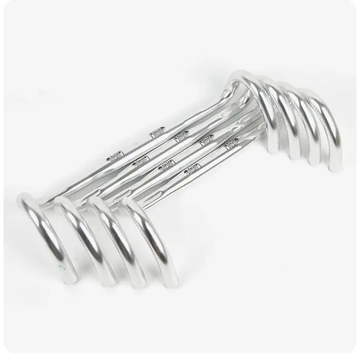 UNO-Guidon de vélo de course ultraléger en alliage d'aluminium, barre courbée, 25.4/31.8mm, 360/380/