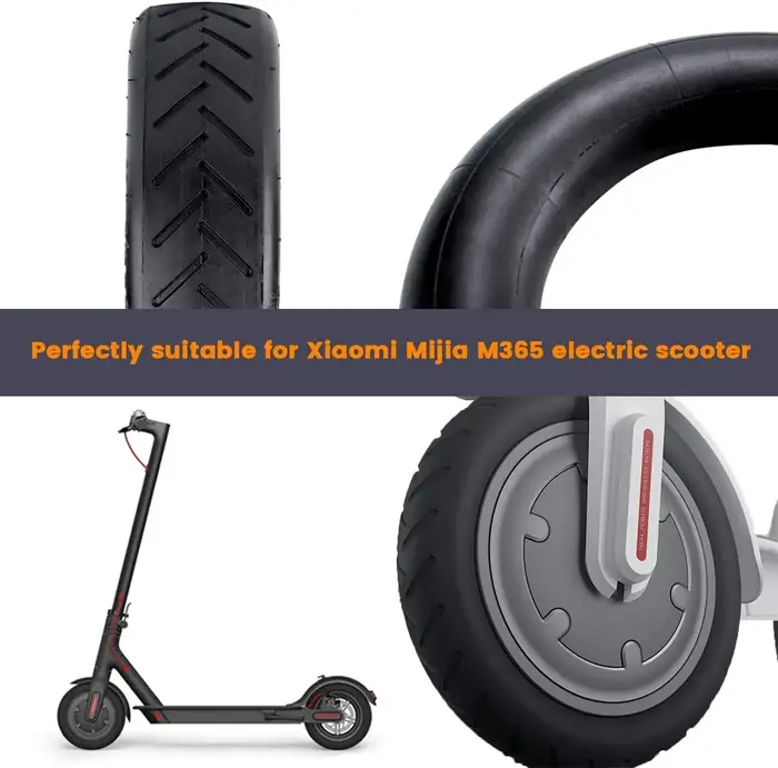 Pour Xiaomi Scooter électrique pneu en caoutchouc