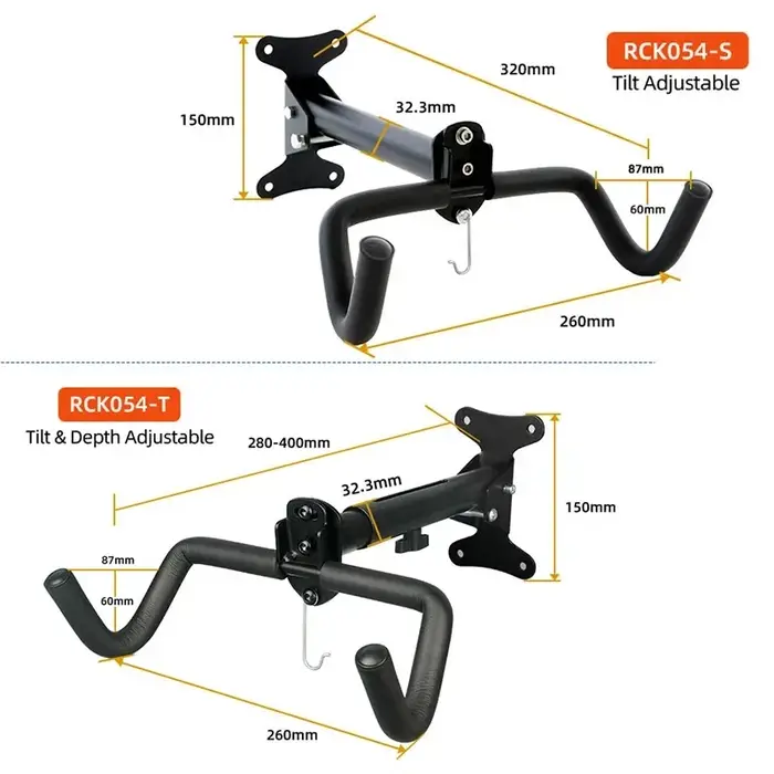 Support mural extensible pour vélo 360 °