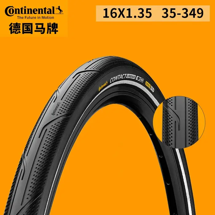 Continental CONTACT URBAN-Vélo Pliant Ultra observateur avec Bande de Moulage