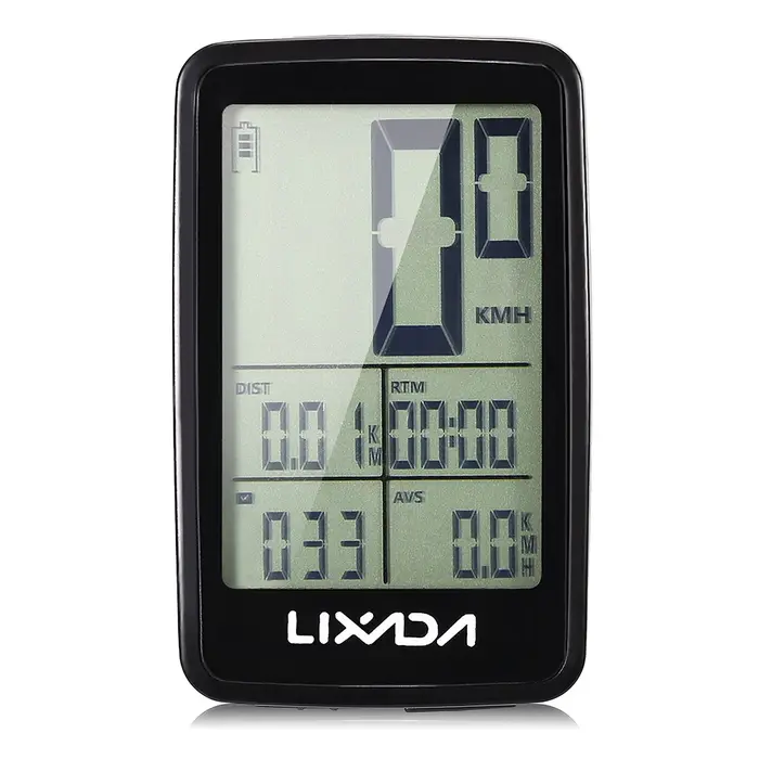 Lixada ordinateur de vélo USB rechargeable sans fil
