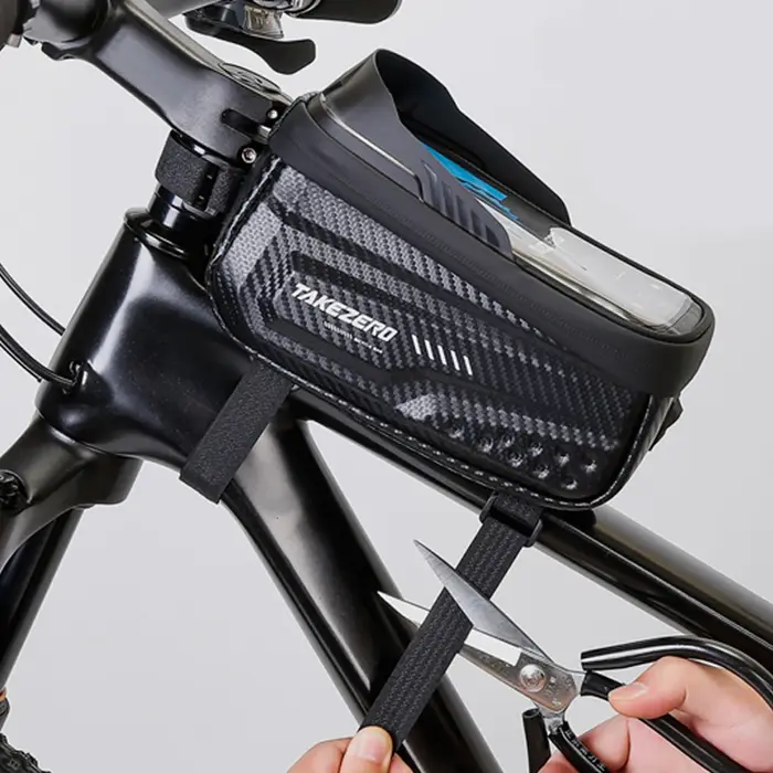 Sac de vélo étanche à écran tactile
