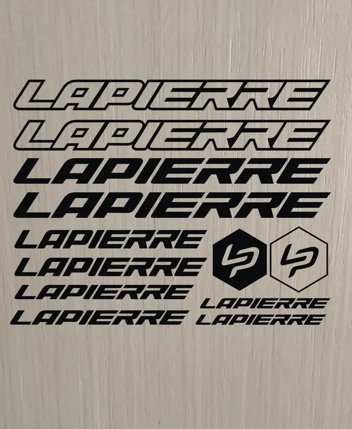 Autocollants de cadre de vélo LAPIERRE
