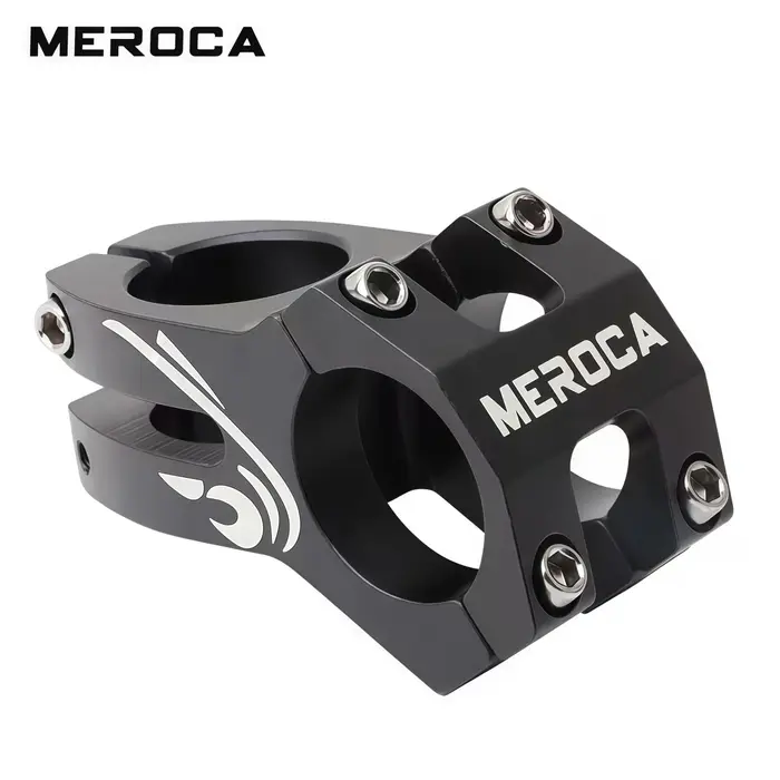 Potence de vélo MEROCA 45 mm, potence courte creuse, 28,6*31,8 mm, noir, rouge, or, bleu, pour vélo 