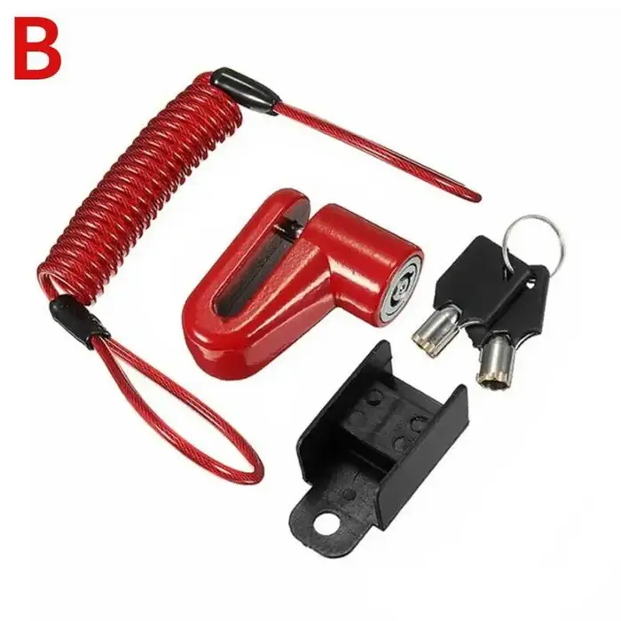 Antivol pour trottinette électrique, frein à disque, câble en acier, vélo, VTT, moto, protection de 