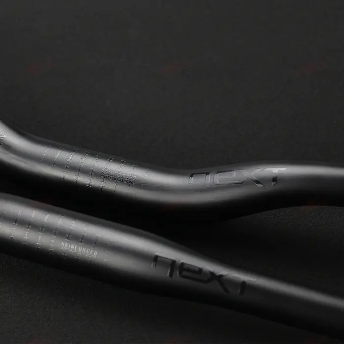 Race Face Next VTT peinture noire brillant Logo guidon entièrement en carbone