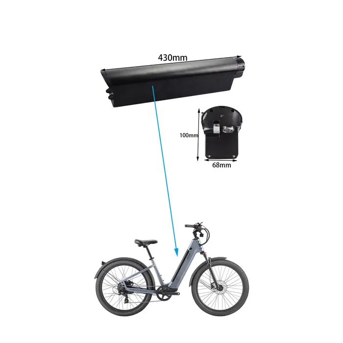 VeloaccelerNomad-Batterie intégrée 48V 21700