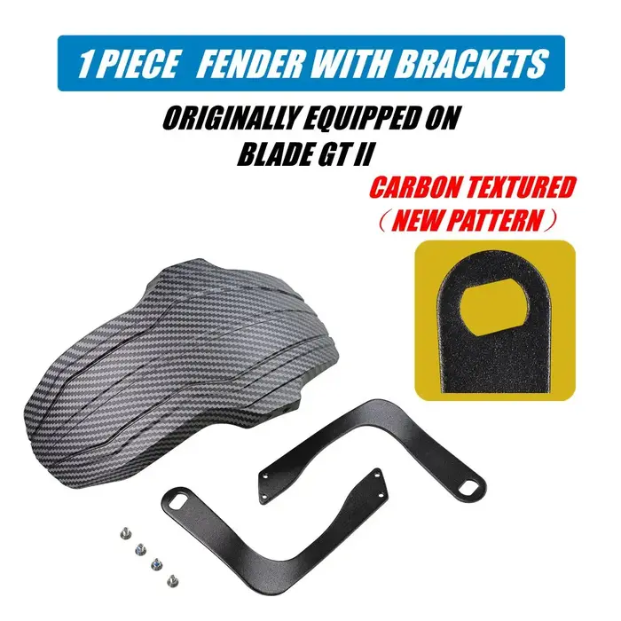 Garde-boue pour trottinette électrique TEVERUN FIGHTER 11 11+ SUPREME PLUS ULTRA BLADE GT II – Protection anti-éclaboussures avant et arrière 11 pouces