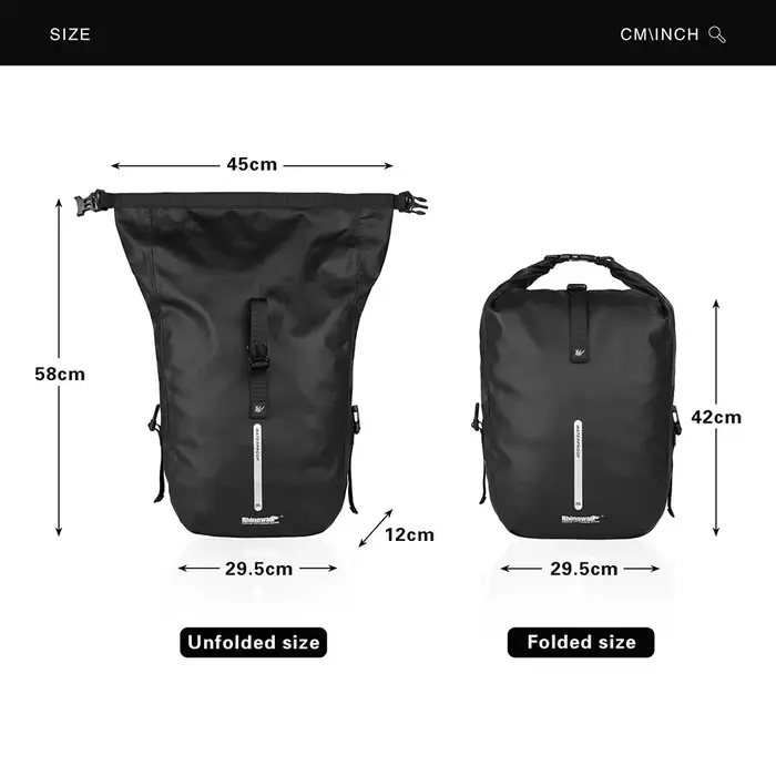 Bal inowalk-Sac à Dos Étanche de Grande Capacité de 20L