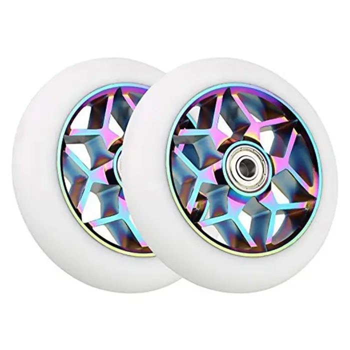 Roues de Scooter colorées avec roulements