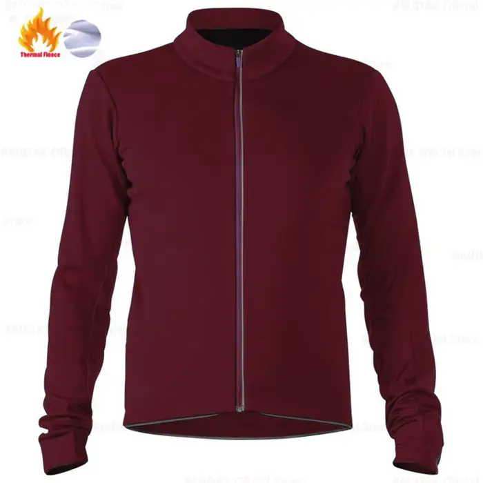 Maillot de cyclisme d'hiver 2025 Raudax équipe de sport polaire thermique vêtements