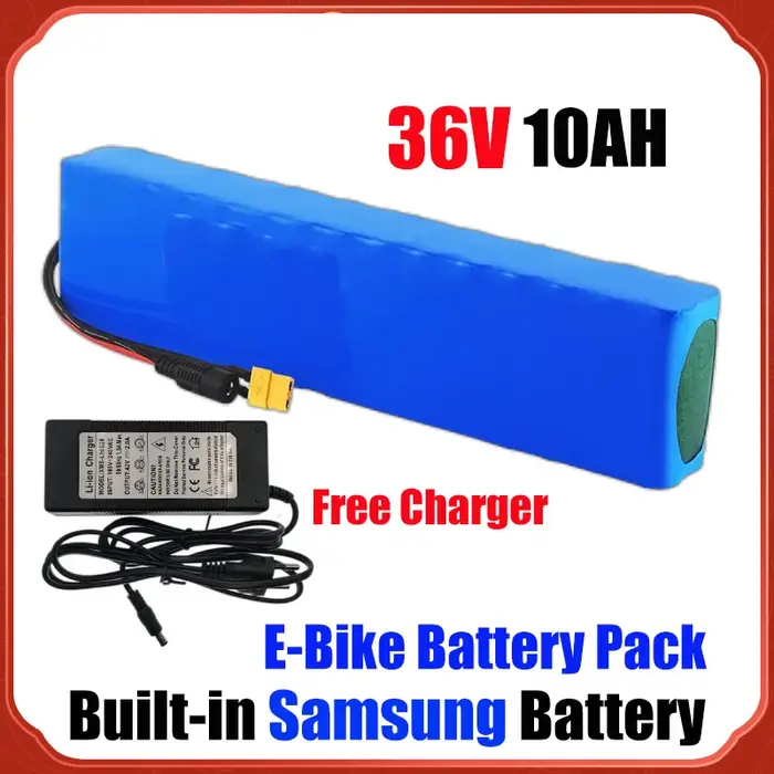 Batterie au lithium pour vélo électrique Samsung, 36 V, 13Ah, 14Ah, 15Ah, 30Ah, 10Ah, Fahrrad Akku F