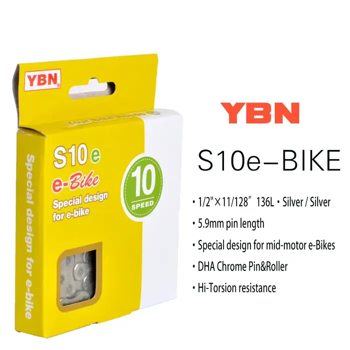 Chaînes de vélo électrique YBN 8/9/10/11/12 vitesses