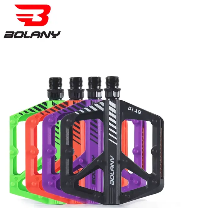 BOLANY Nylon pédale de vélo anti-dérapant VTT pédales anti-poussière joint étanche Double roulement