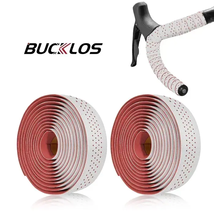 BUCKLOS – enveloppe de guidon de vélo de route en Silicone, bande de guidon de vitesse douce, bande 