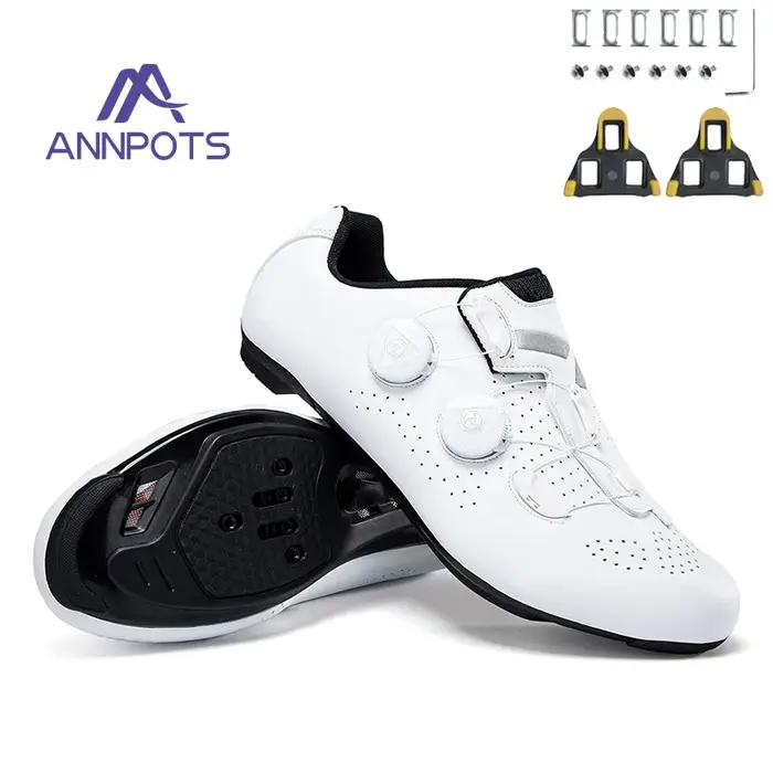 Hommes auto-verrouillage vitesse vélo vtt baskets course